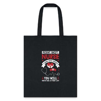 Nurse Nursing Stethoscope - Tote Bag - black - Front