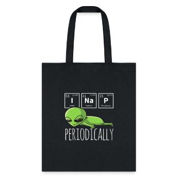 Funny Science I NAP Periodic Table Meme Meh UFO A - Tote Bag - black - Front