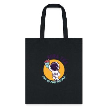 Bubble Tea Junkie, Bubble Tea Lover - Tote Bag - black - Front