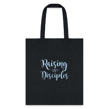 Raising Tiny Disciples Youth Pastors Wife Preacher - Tote Bag - black - Front