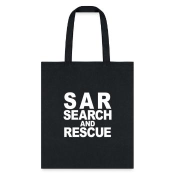 Search And Rescue Sar Front Back Print Search And - Tote Bag - black - Front