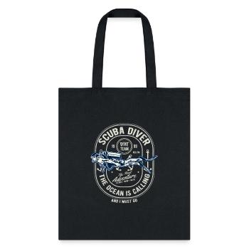 Divers Scuba Diver Beware Of The Kraken Born To - Tote Bag - black - Front