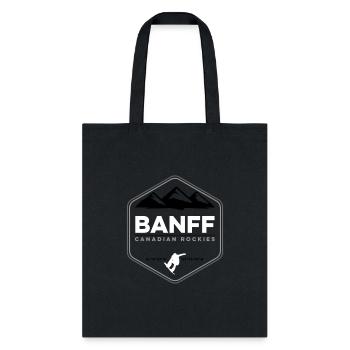 Banff Alberta Canada Snowboard - Tote Bag - black - Front