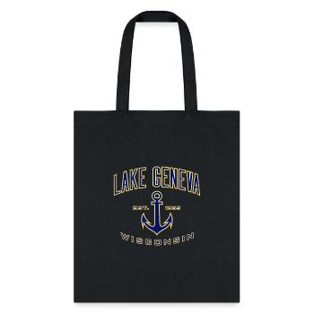 Lake Geneva Wi For - Tote Bag - black - Front