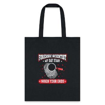 Forensic Scientist Forensic Science - Tote Bag - black - Front
