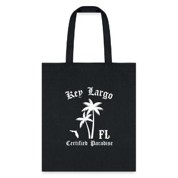 Key Largo Florida Certified Paradise Fl Key - Tote Bag - black - Front
