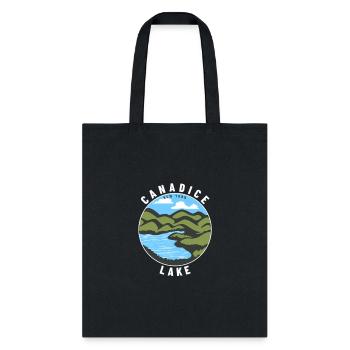 Canadice Lake New York Ny Badge Vacation - Tote Bag - black - Front