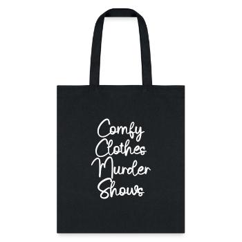 Comfy Murder Shows I Love To Watch True Crime - Tote Bag - black - Front