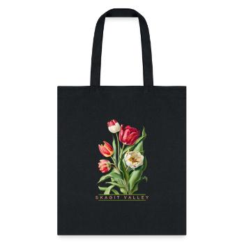 agit Valley Botaal Tulip Flowers For - Tote Bag - black - Front