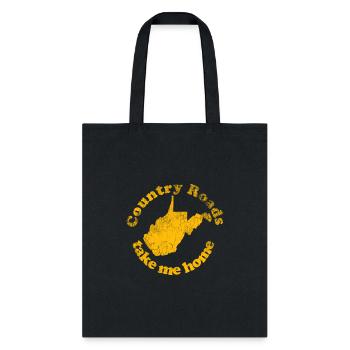 Cory Roads West Virginia Take Me Home Wv Home - Tote Bag - black - Front