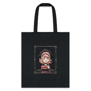 GOTH GIRL in the Rain - Tote Bag - black - Front