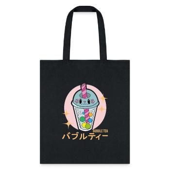 Cute bubble tea - Tote Bag - black - Front