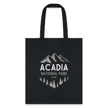 Acadia National Park Est 1916 Maine - Tote Bag - black - Front