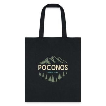 Pocono Mountains Poconos Pennsylvania - Tote Bag - black - Front
