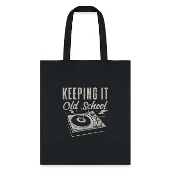 Keeg It Vinyle Old School - Sac fourre-tout - noir - Devant