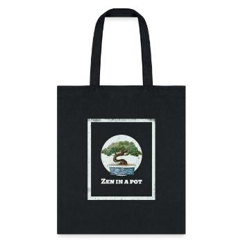 ZEN IN A POT - Tote Bag - black - Front