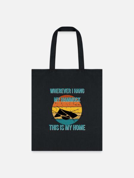 My hammock - Tote Bag - black