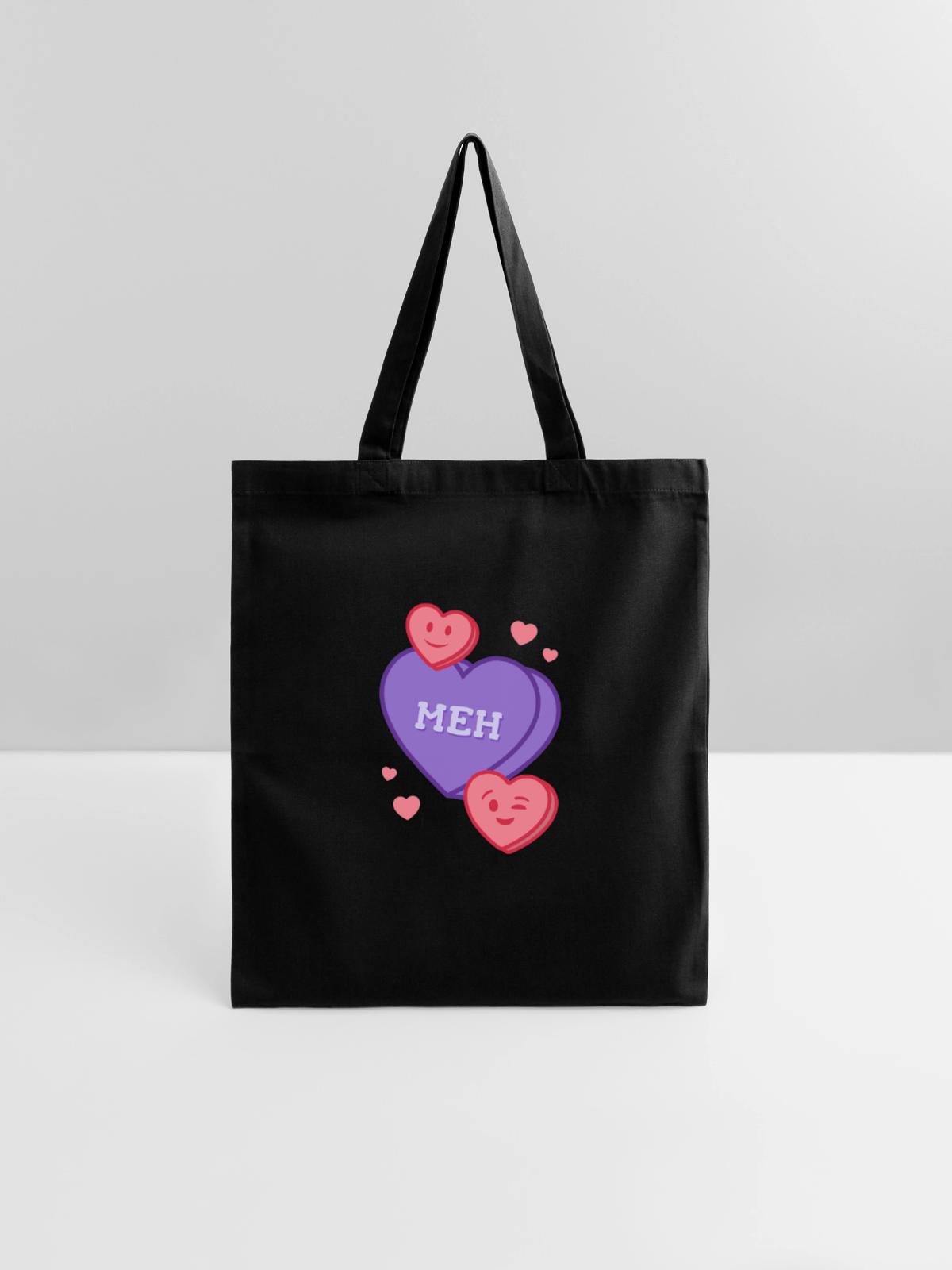 Meh Teeshirt - Tote Bag - black - Front