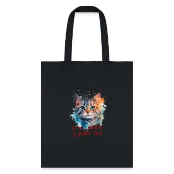 I’m Sorry I Hurt You – Heartfelt Apology Quote Tee - Tote Bag - black - Front