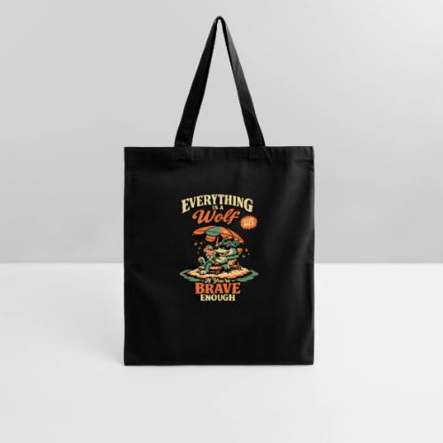 Everything Is A Wolf – Retro Chill - Tote Bag