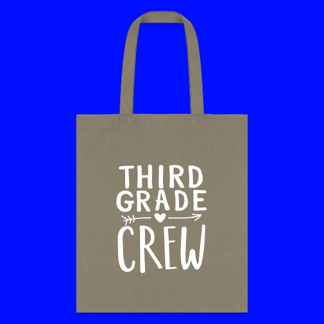 Third Grade Crew Heart Teacher T-Shirts