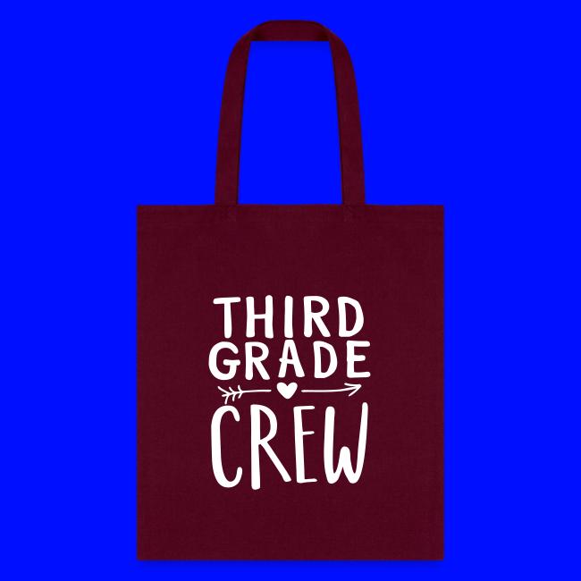 Third Grade Crew Heart Teacher T-Shirts