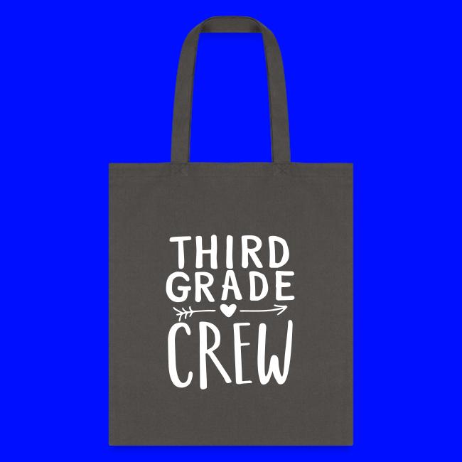 Third Grade Crew Heart Teacher T-Shirts