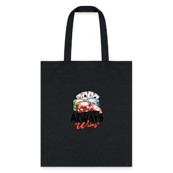 The house always wins - Casino - Tote Bag - black - Front