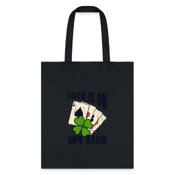 Luck is on my side - Casino - Tote Bag - black - Front