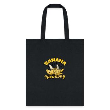Banana Harmony - Banana - Tote Bag - black - Front