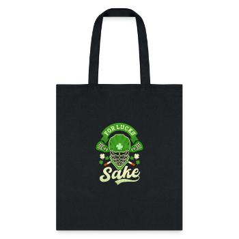 Lacrosse St. Patricks Day For Lucks Sake - Tote Bag - black - Front