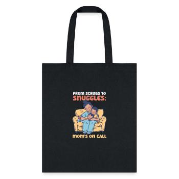Nurse Mom From Scrubs to Snuggles: Mom's On Call - Tote Bag - black - Front