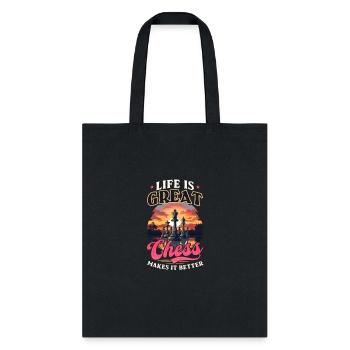 Chess Chess Makes It Better - Tote Bag - black - Front