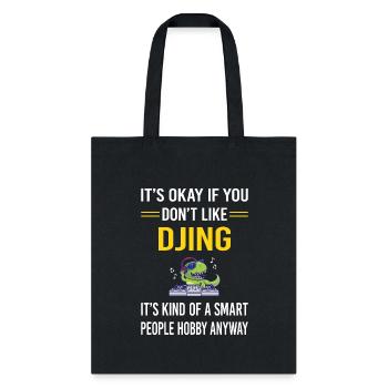 Smart People Djing DJ Disc Jockey Deejay - Tote Bag - black - Front