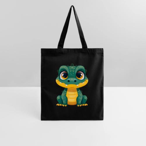Smiling Cartoon Alligator - Tote Bag