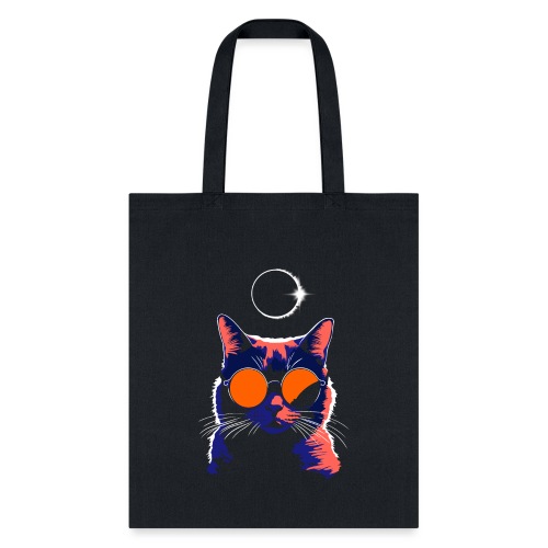 Cat Sunglasses Total Eclipse Cat - Tote Bag
