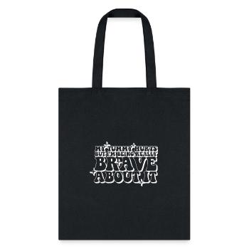 Tummy Ache Survivor My Tummy Hurts Funny Lactose - Tote Bag - black - Front