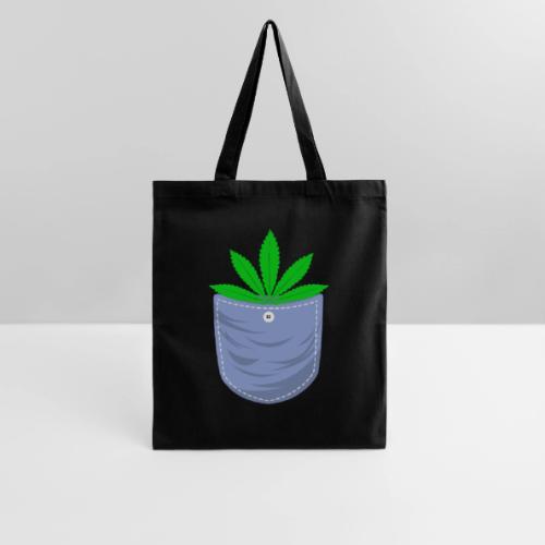 Jesting 420 Pocket Of Herb Weed Marijuana Design - Tote Bag