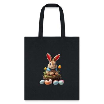 Easter bunny - Tote Bag - black - Front