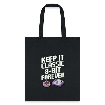 Retro Computing Fans Vintage Computers Old-School - Tote Bag - black - Front