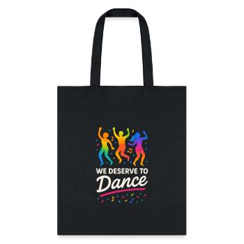 Queer Pride Queer Joy LGBTQ+ Affirmation Trans - Tote Bag - black - Front