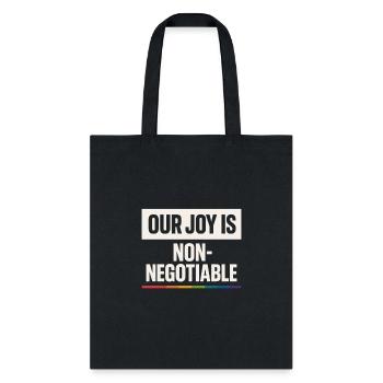 Queer Pride Queer Joy LGBTQ+ Affirmation Trans - Tote Bag - black - Front