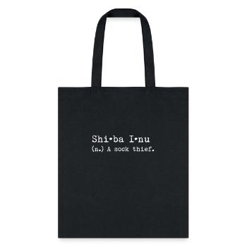 A Sock Thief Shiba Inu - Tote Bag - black - Front