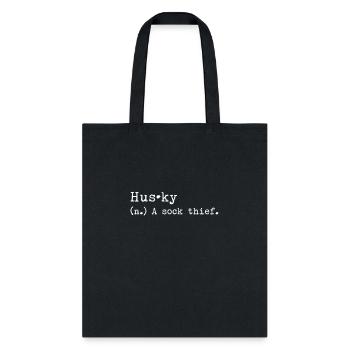 A Sock Thief Husky - Tote Bag - black - Front