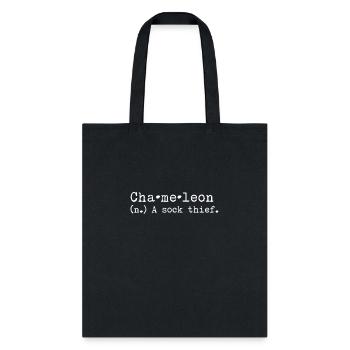 A Sock Thief Chameleon Reptile - Tote Bag - black - Front