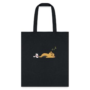Yorkshire Terrier Sake Drunk - Tote Bag - black - Front