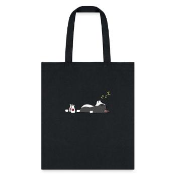 Boston Terrier Sake Drunk - Tote Bag - black - Front