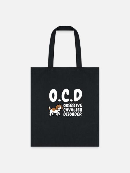 Obsessive Cavalier King Charles Spaniel Disorder - Tote Bag - black