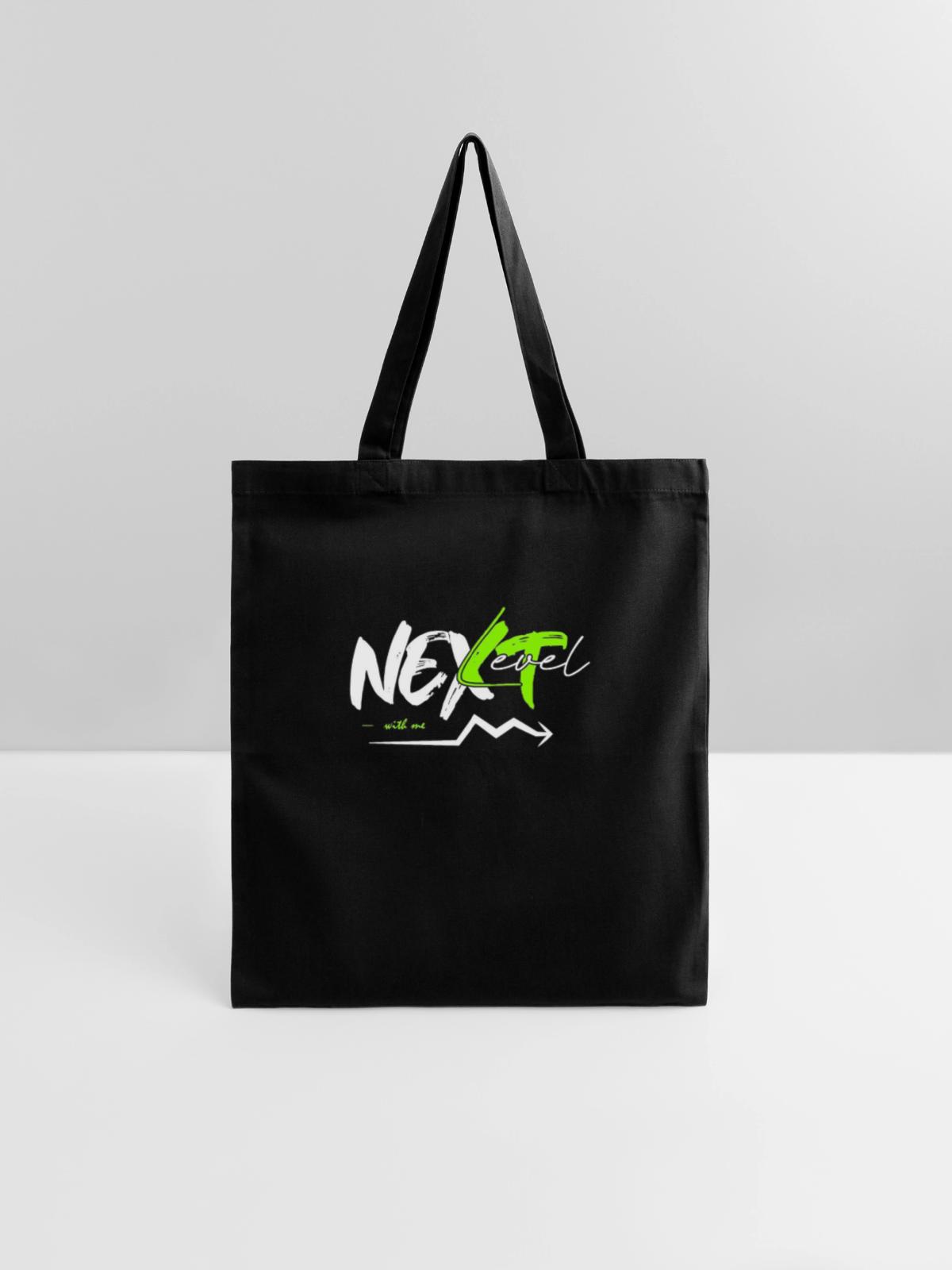 next level - Tote Bag - black - Front