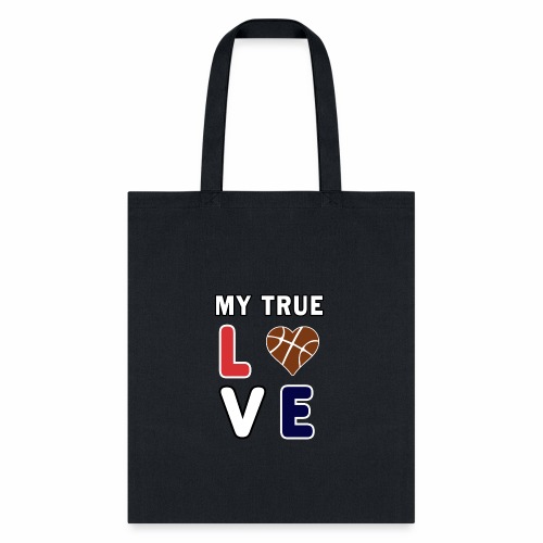 Basketball My True Love kids Coach Team Gift. - Tote Bag